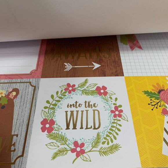 Recollections Little Wildflower Critters 12x12 Paperpad 48 Sheets Scrapbooking - Picture 16 of 16